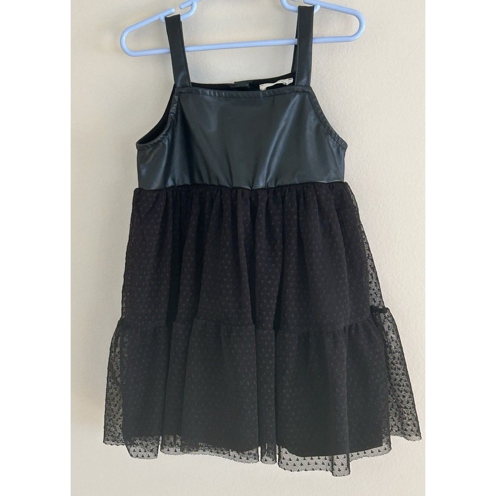LC Waikiki Girls Dress 3-4yrs Black - whimsy goth - dark‎ cottagecore